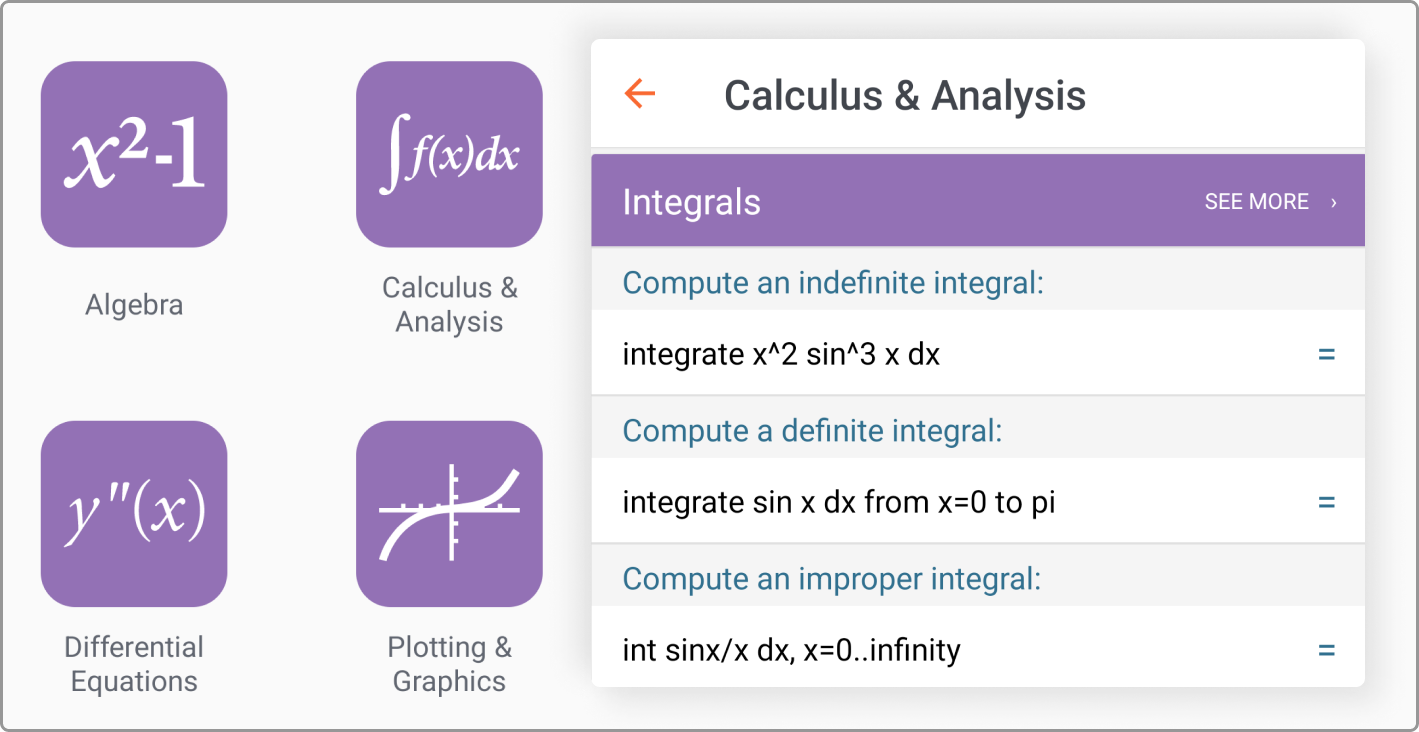 Examples icons image
